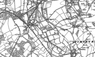 Old Map of Kimbridge, 1895