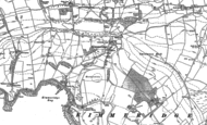 Old Map of Kimmeridge, 1900
