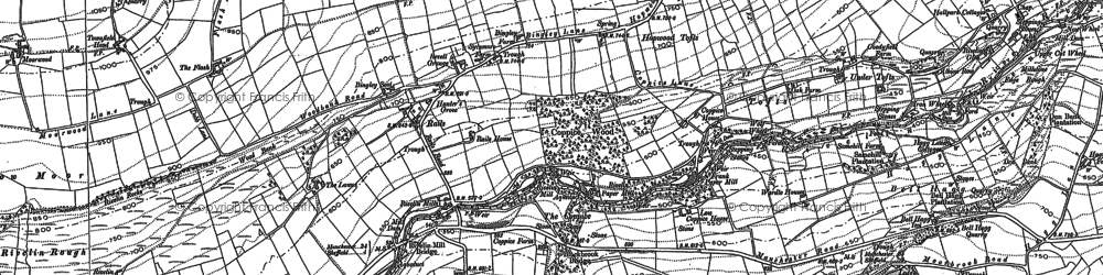 Old map of Stopes in 1890