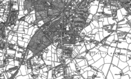 Old Map of King's Heath, 1882 - 1903