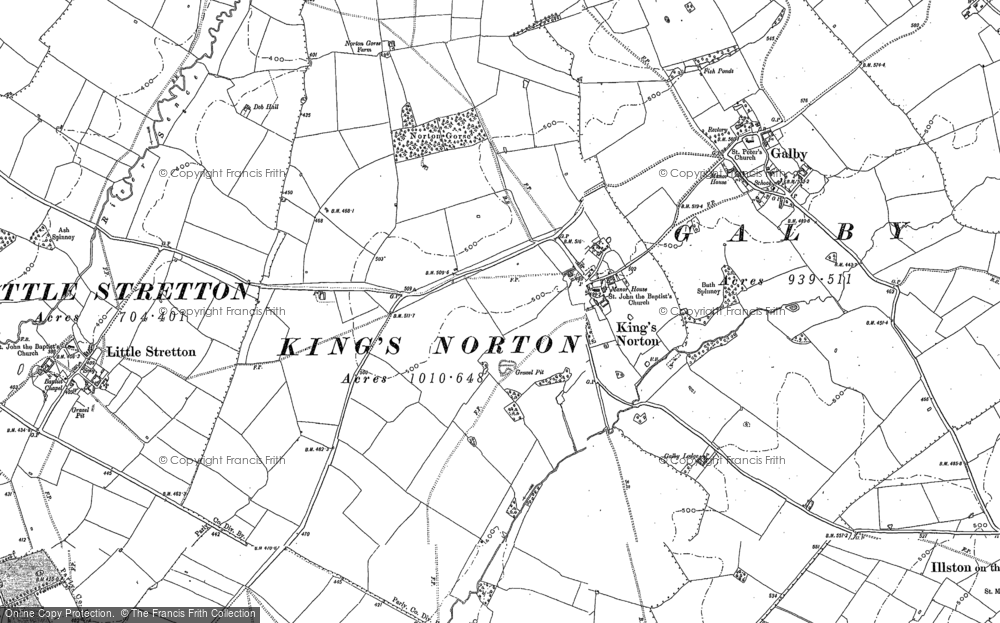 Old Maps of King's Norton, Leicestershire Francis Frith