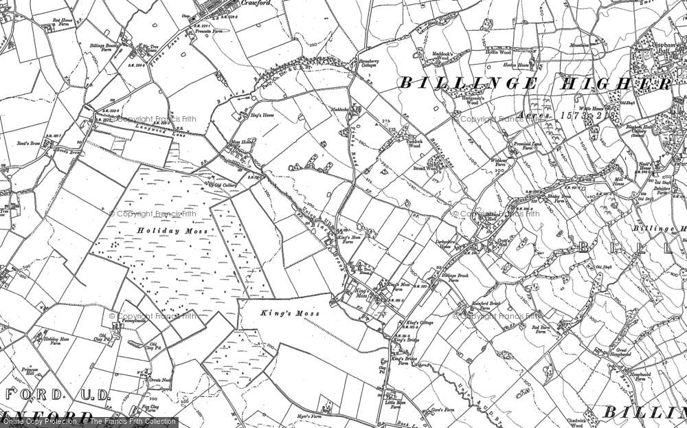 Old Maps of Crawford, Lancashire - Francis Frith