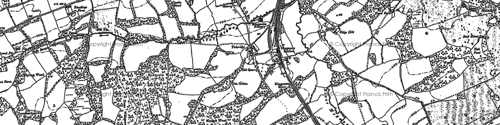 Old map of Beachcroft Towse, The in 1896
