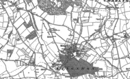 Old Map of Kingsdon, 1885
