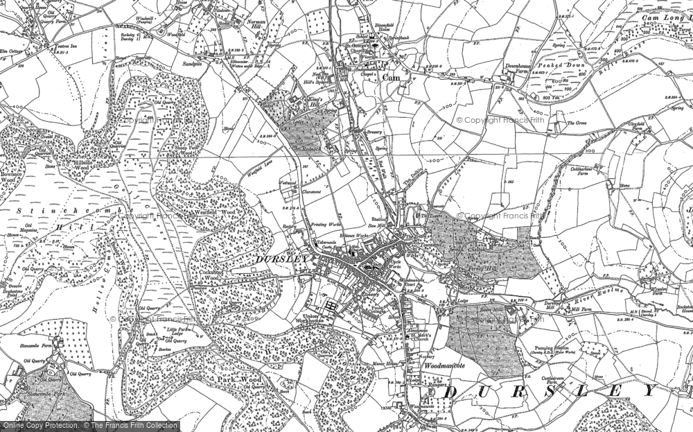 Old Map of Kingshill, 1882 in 1882