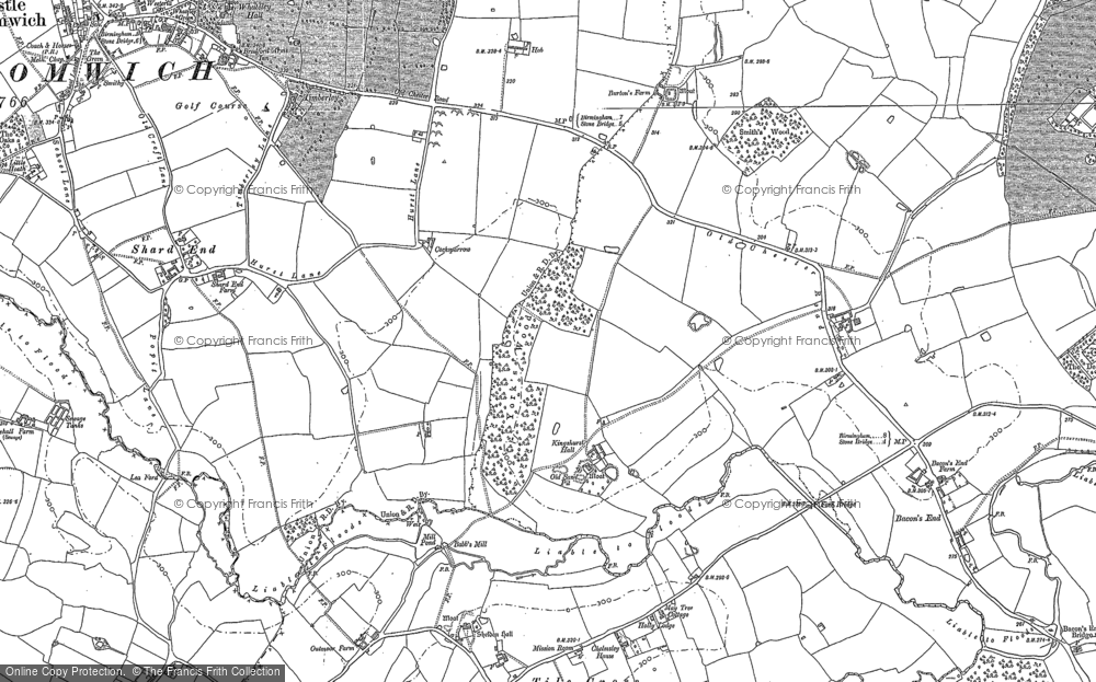 Old Map of Kingshurst, 1886 - 1902 in 1886