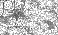Old Map of Kingskerswell, 1886 - 1904