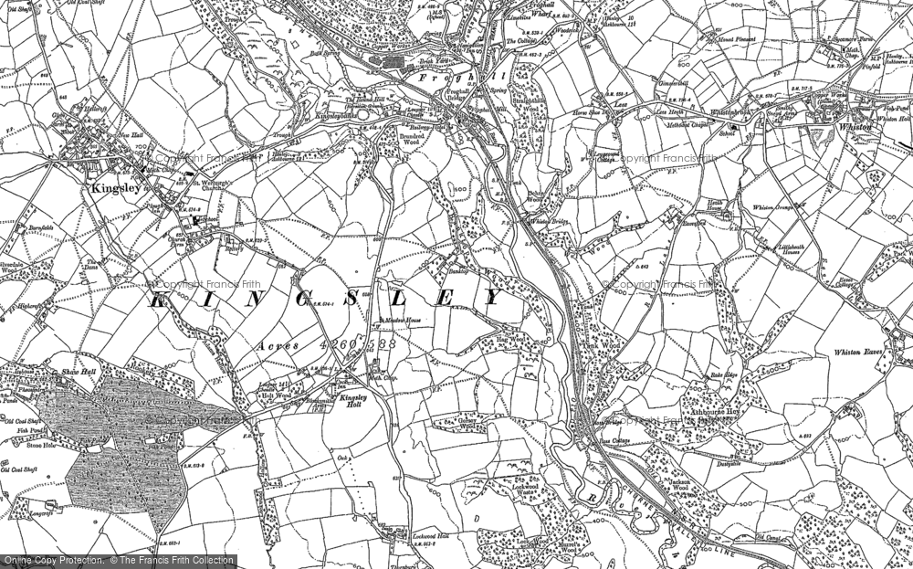 Old Map of Kingsley Holt, 1879 - 1880 in 1879