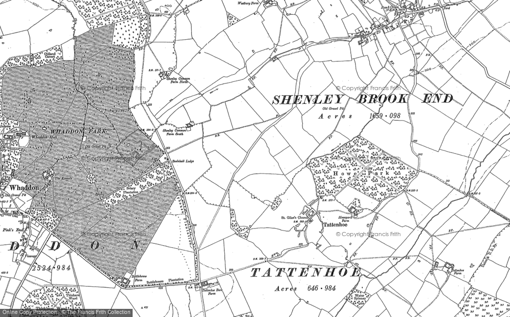 Old Map of Kingsmead, 1898 in 1898