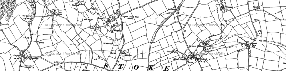 Old map of Kingston in 1905