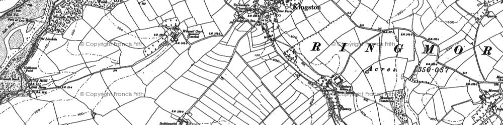 Old map of Wastor in 1905