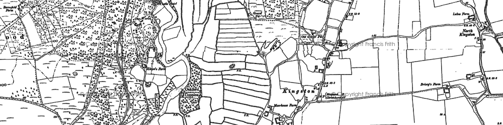 Old map of Kingston in 1907