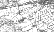 Old Map of Kingston near Lewes, 1897 - 1909