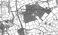 Old Map of Kingston on Soar, 1899 - 1901