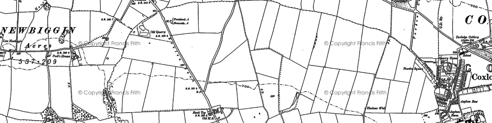 Old map of Kingston Park in 1894