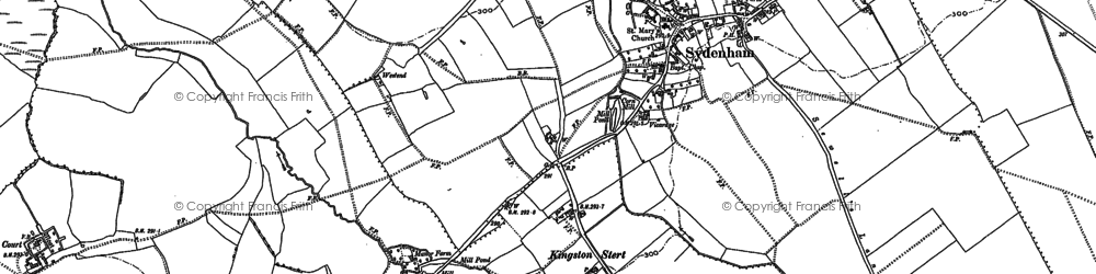 Old map of Kingston Stert in 1897