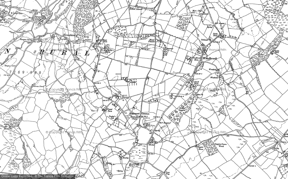 Old Map of Kingswood, 1902 in 1902