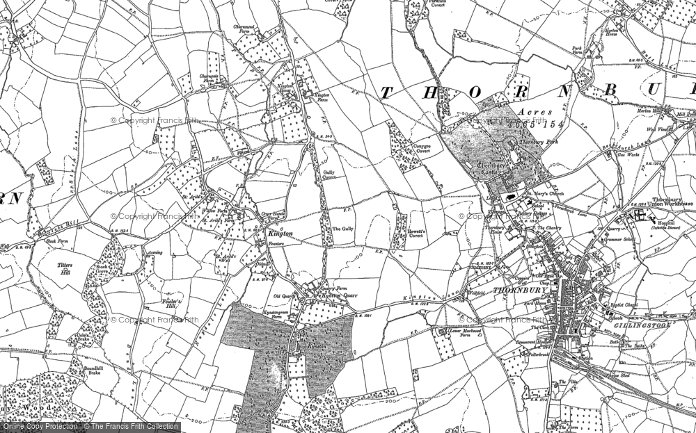 Old Map of Kington, 1880 in 1880