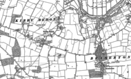 Old Map of Kirby Bedon, 1881
