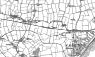 Old Map of Kirby Cross, 1896