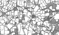 Old Map of Kirdford, 1895 - 1910