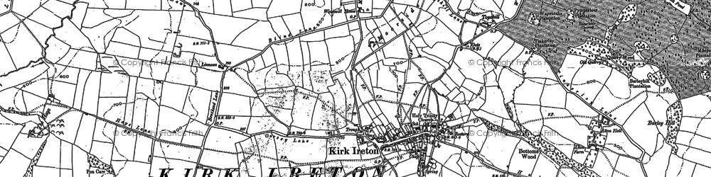 Old map of Blackwall in 1879
