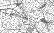 Old Map of Kirkandrews-on-Eden, 1899
