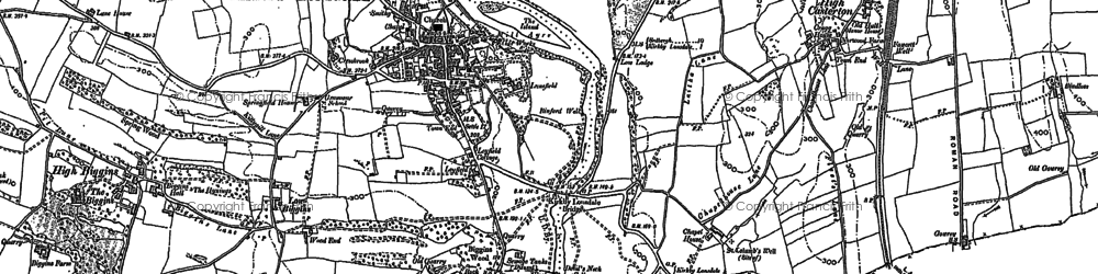Old map of Kirkby Lonsdale in 1910
