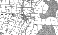 Old Map of Kirkby on Bain, 1887