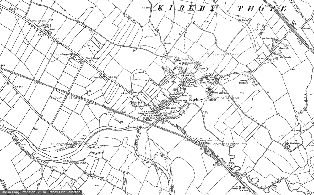 Old Map of Kirkby Thore, 1897 - 1913 in 1897