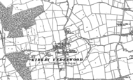 Old Map of Kirkby Underwood, 1886 - 1887