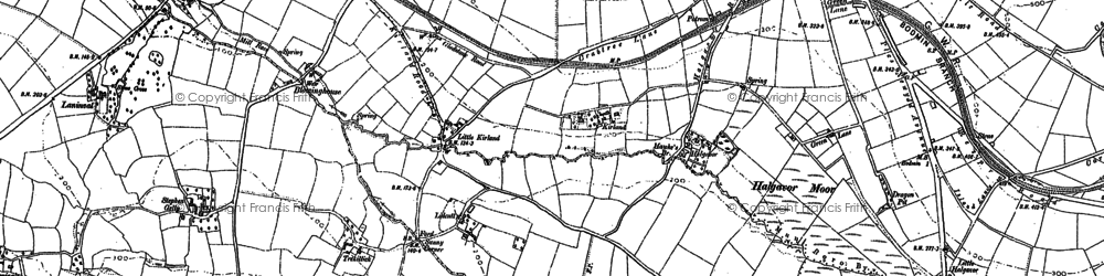 Old map of Kirland in 1881