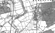 Old Map of Kirtlington, 1898