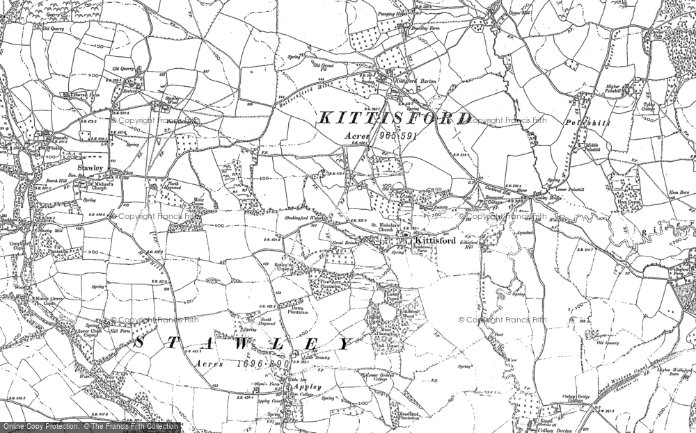 Kittisford, 1887 - 1903
