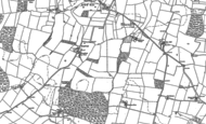 Old Map of Knapthorpe, 1884