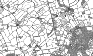 Old Map of Knapton Green, 1886