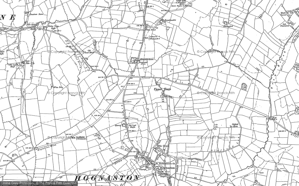 Old Map of Knockerdown, 1879 in 1879