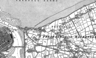 Old Map of Knott End-on-Sea, 1930