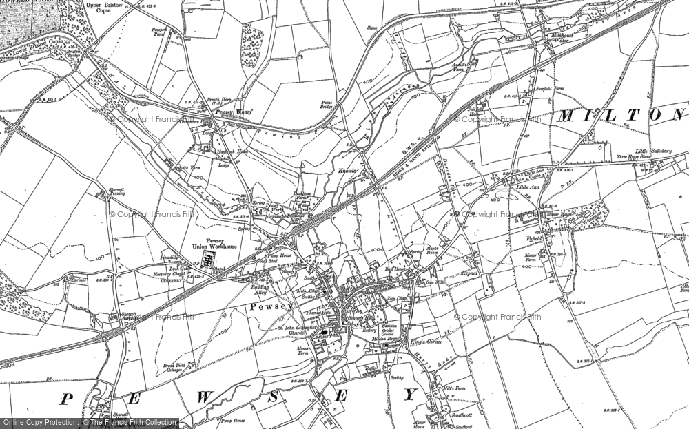 Old Map of Knowle, 1899 in 1899