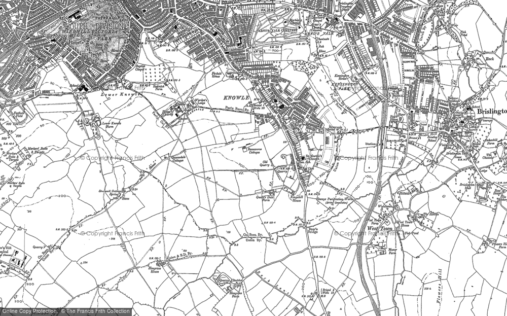 Old Map of Knowle, 1902 in 1902