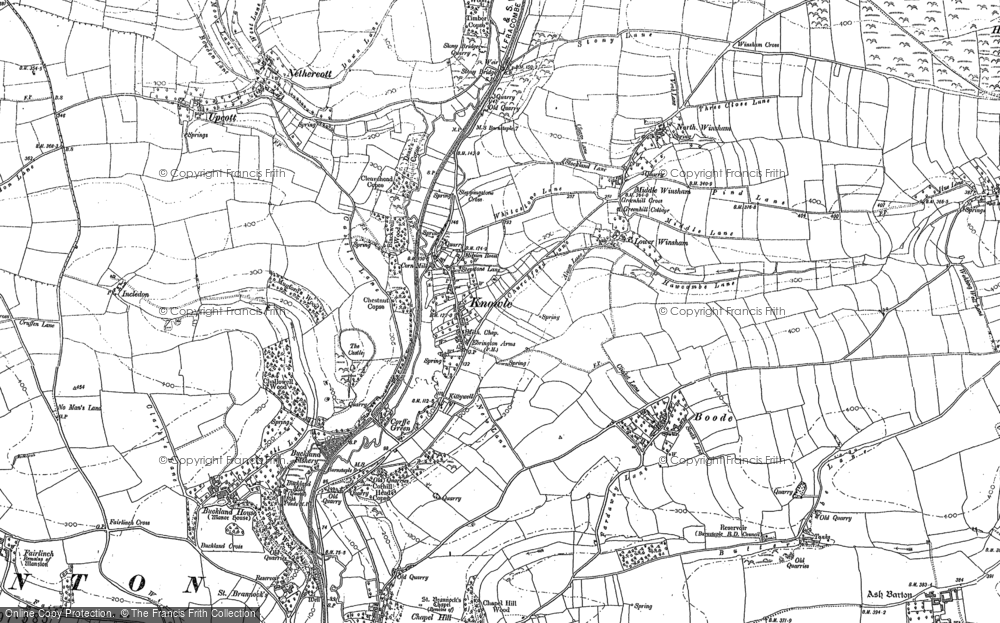 Old Map of Knowle, 1903 in 1903
