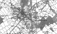 Old Map of Knutsford, 1897