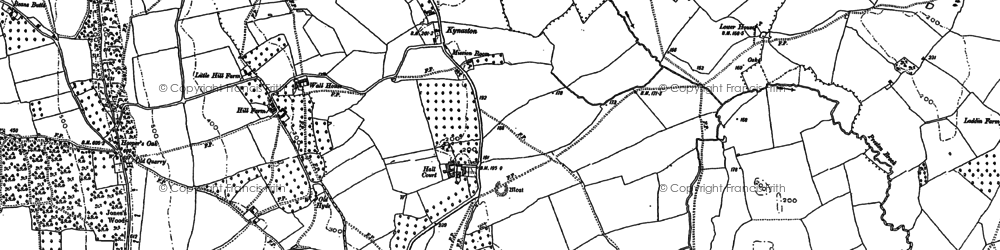 Old map of Kynaston in 1903