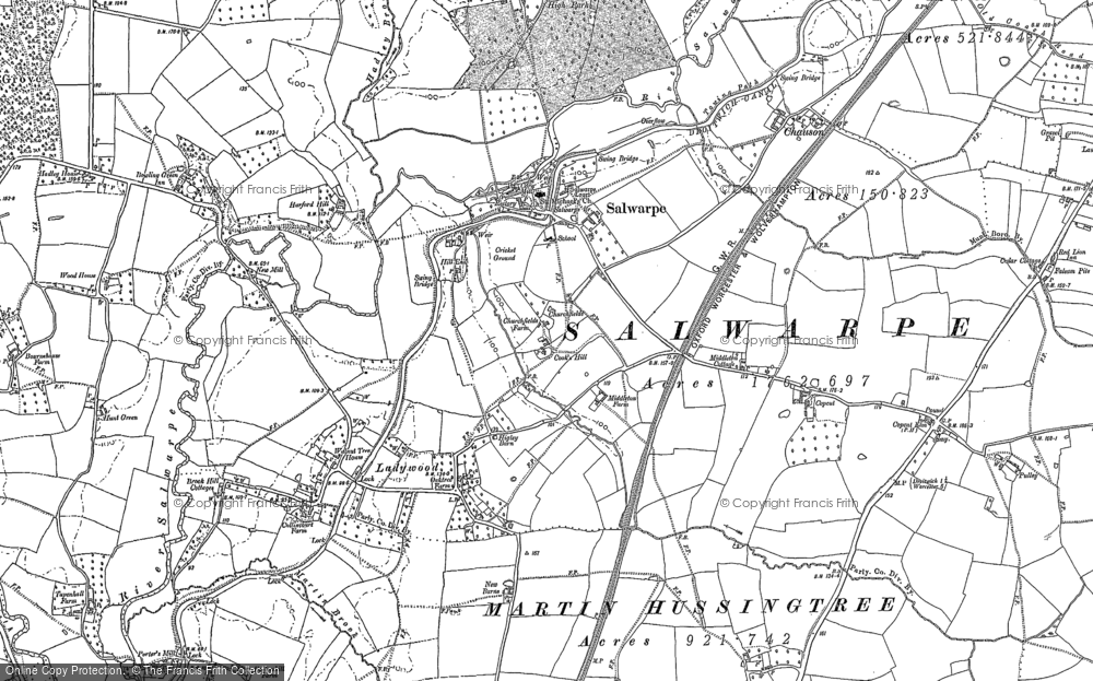 Old Map of Ladywood, 1883 - 1884 in 1883
