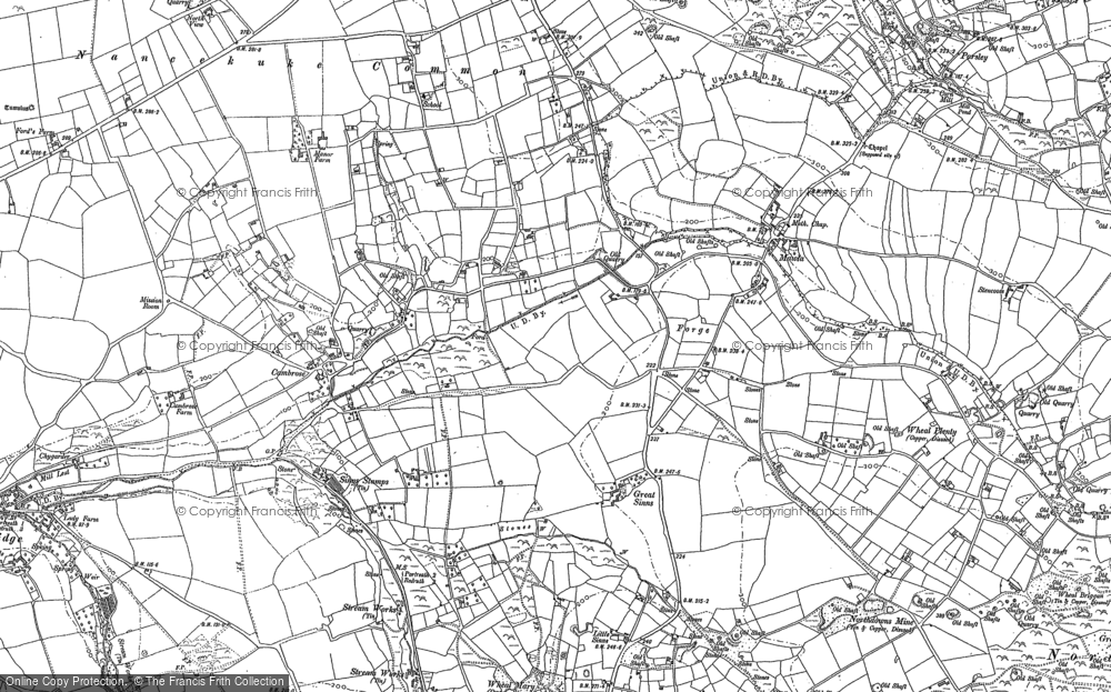 Old Map of Laity Moor, 1906 in 1906