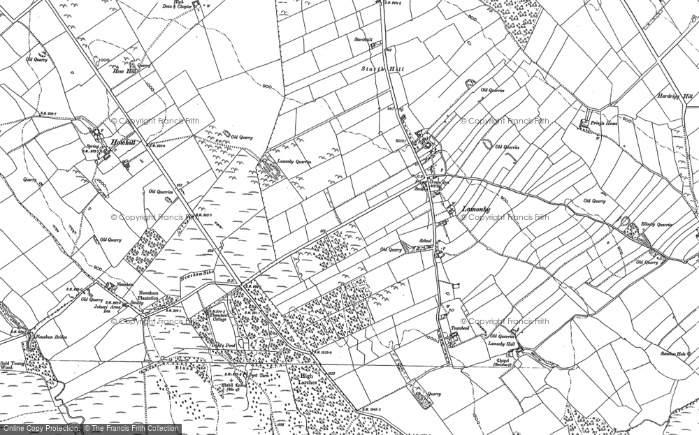 Old Map of Lamonby, 1898 - 1899 in 1898