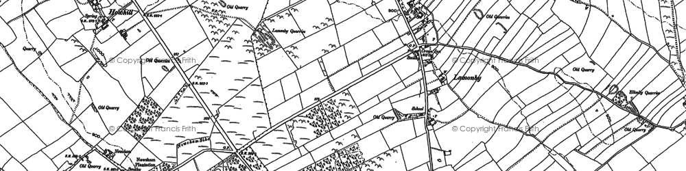 Old map of Lamonby in 1898