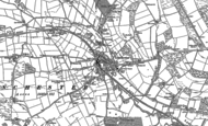 Old Map of Lanchester, 1895