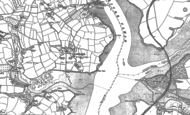 Old Map of Landulph, 1865 - 1905