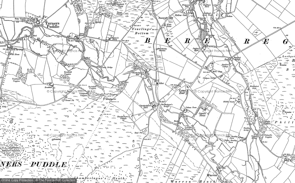 Old Map of Lane End, 1886 - 1887 in 1886